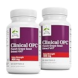 Terry Naturally Clinical OPC Extra Strength - Cardiovascular Health & Focus Support - Supplement with Grape Seed Extract - Immune Support Supplement - 60 Softgels (Pack of 2)