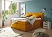 Produktbild Froschkönig24 Tacoma Boxspringbett 160x200cm Bett Doppelbett Ehebett Komfortbett Gelb, Ausführung:Variante 4