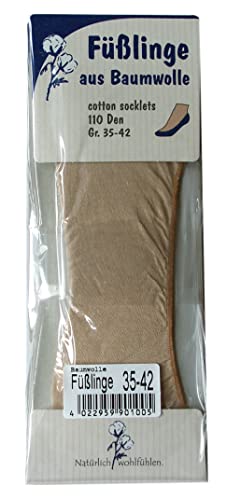 Strümpfe für alle®" Füßlinge aus Baumwolle 110 Den, 1 Paar Cover