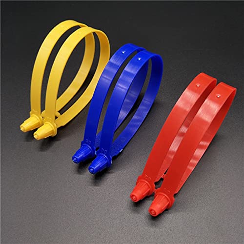 Zwl 250 200 Pack Red Tite-Lock Plastic Truck Seals Tamper Evident Each Seal Is Numbered Sequentially Use thumb #1