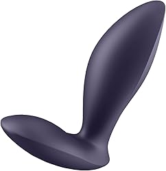 Satisfyer Power Plug Vibrador Anal | Silicona Agradable al Cuerpo | Controlado por App | Impermeable (IPX7) | Vibraciones Intensas | Juguetes Sexuales para Hombre y Mujeres | Buttplug de Próstata