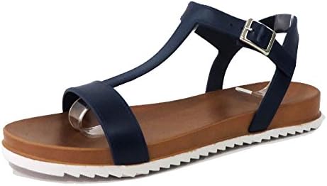 BAMBOO® Women's Clear Band Platform Wedge Slide