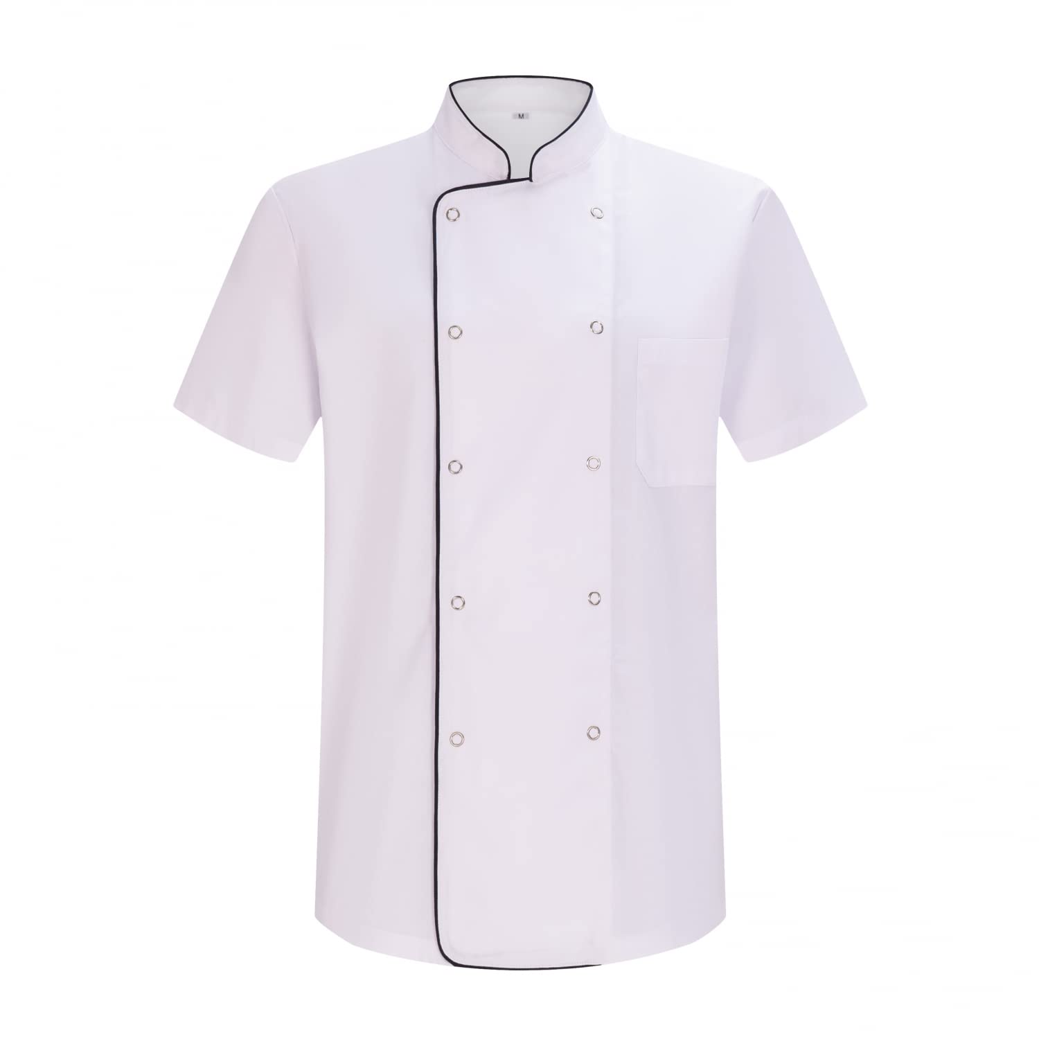 MISEMIYA - Giacca Cuoco Uomo - Giacca Cucina Uomo - Divisa Ristorante 6821 - Medium, Giacca da Cuoco 6821B - Bianca