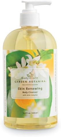 Garden Botanika Skin Renewing Aha Body Cleanser, Light Yellow, Citrus, 16.9 Fluid Ounce