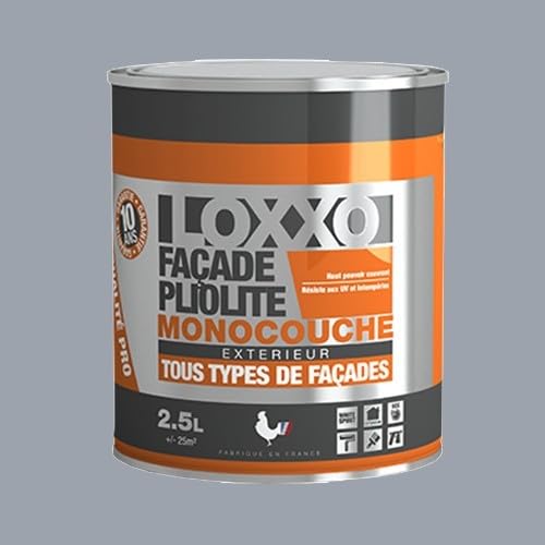 LOXXO Peinture Façade Pliolite 2,5L Gris ciment RAL 7040 2,5 L