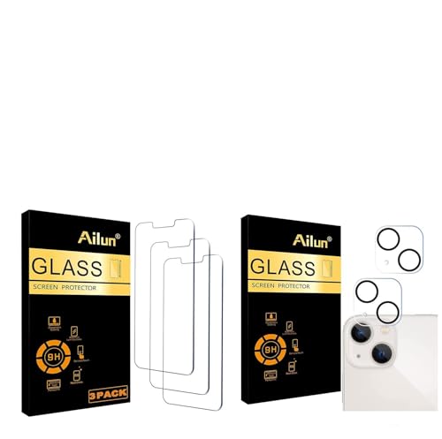 Ailun iPhone 16e/14/13/13 Pro [6.1 Inch] Glass Screen Protector 3