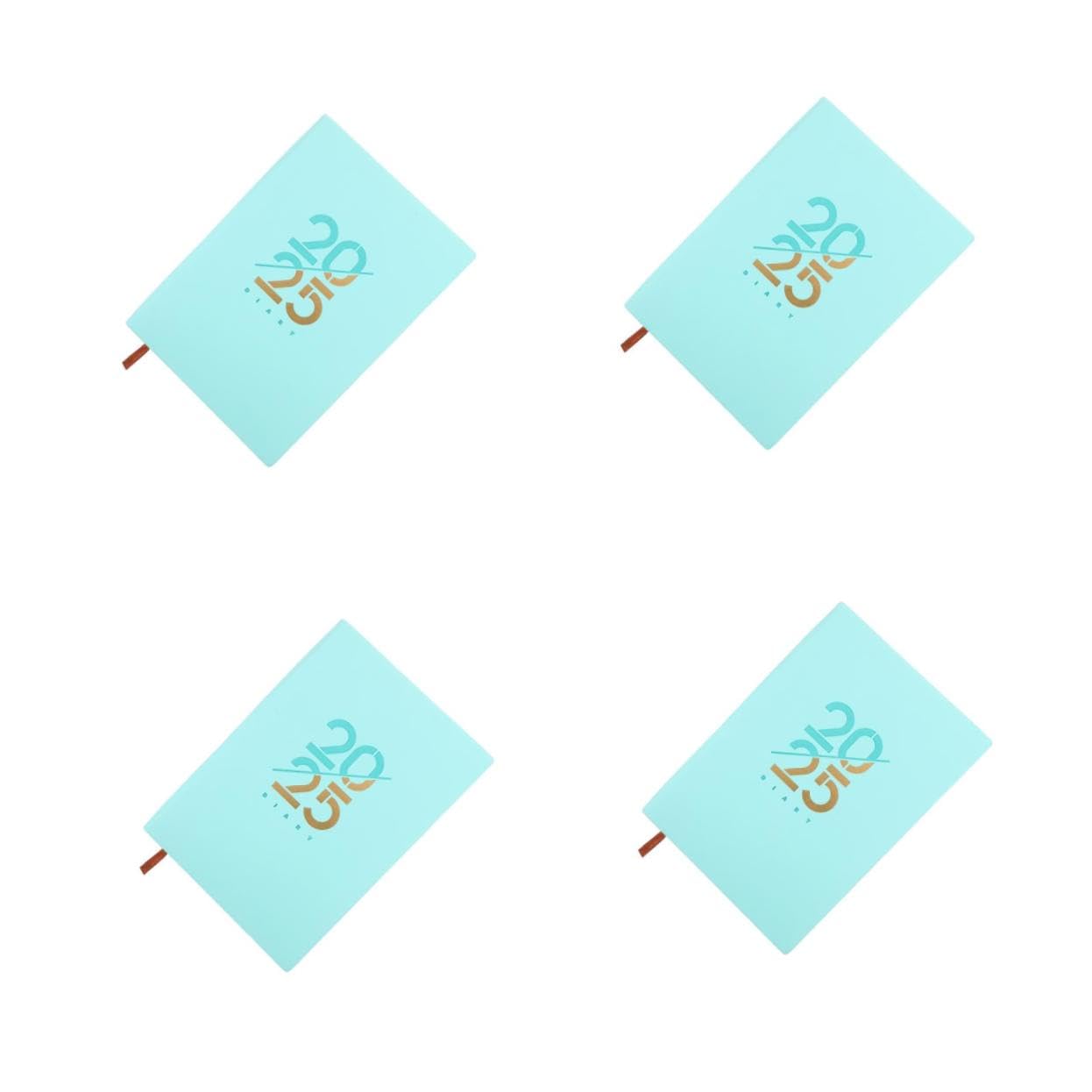 Angoily 4 Stück Daily Planner English Tageskalender Notizbuch für Präzise Tagesplanung Glattes Schreiben Einzigartiges Design Handlich für Büro und Zuhause Perfektes Planungstool