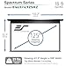 Elite Screens Spectrum RC1 Remote, 125-INCH Diag 16:9, Motorized Projection Screen Movie Home Theater 4K/8K Ultra HD Ready Drop Down, ELECTRIC125H2, Black Case