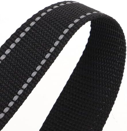 Luxshiny Heavy Duty Reflective Dog Leash Sturdy PP and Zinc Alloy Material with Double Hook Design and Extended Length, Double Handle for High Visibility Night Walking and Outdoor Training - 2