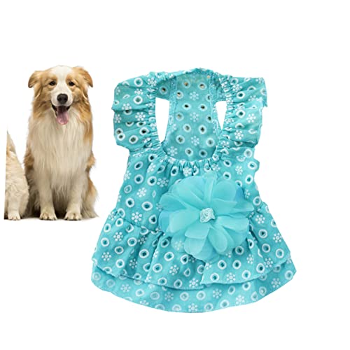 Yardwe 2 Unidades vestido de cachorro vestidos de primavera e verão roupas de gato para gatos roupa