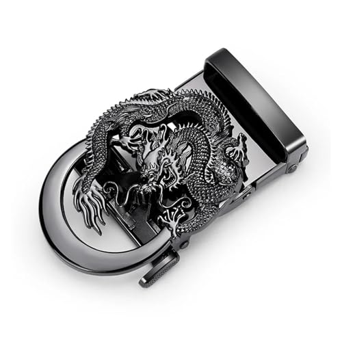 Cinturón de metal con hebilla elegante de aleación para trajes de negocios