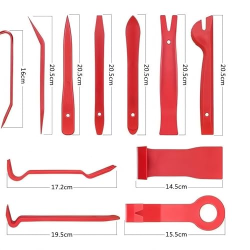 Kit de ferramentas de corte e remoção de painel de áudio de porta de painel de carro de 19 peças, co