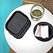 Black Treehouse Rolling Tray Set with PVC Soft Magnetic Lid, Ashtray Included for Home Storage or Travel - 7