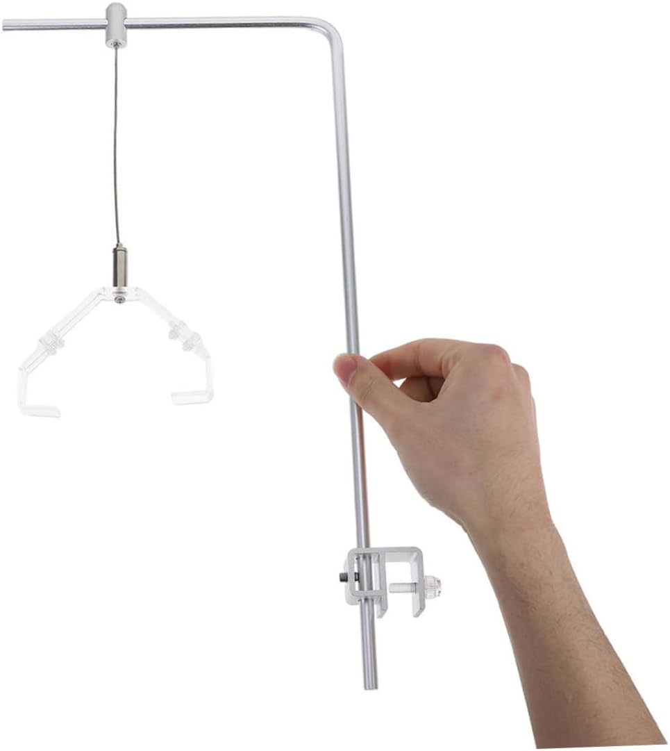 2pcs Adjustable Fish Tank Light Stand Sturdy Aquarium Lighting Holder for Home Professional Use Suitable for Saltwater Freshwater Tanks