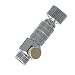 Master Airbrush Brand Airbrush Quick Release Disconnect Coupler & Plug with Airbrush Airflow Adjustment Control Valve 1/8 in. BSP Male and Female Connections