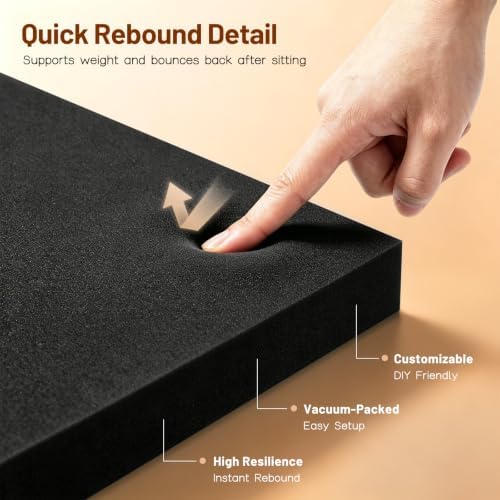 CZMIYRPY Couch Cushion Support 45D Couch Supports for Sagging Cushions 3pcs - 3