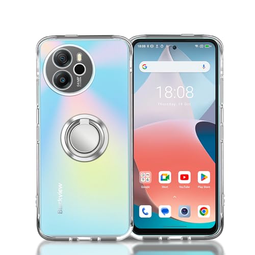 Blackview Shark 8 �p �P�[�X �J�o�[ �X�^���h�t�� �ԍڃz���_�[�Ή� �p�x�����\ �yNOUKAJU�z �X�}�z�P�[�X TPU �y�� �\�t�g �N���A �ϏՌ� ���ϖh�~ �w��h�~ �����₷��
