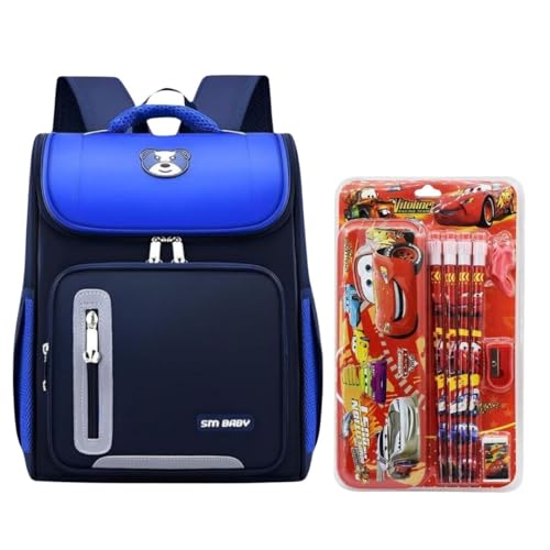 Image of School Bag for Boys & Girls 6-10 Years | Kids Lightweight Waterproof Backpack for 8-10 Years | Spacious Durable Book Bag for Primary & Middle School Students