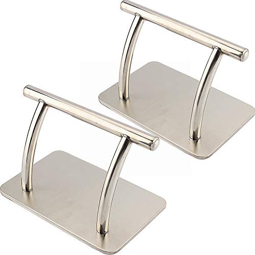 EBTOOLS 2Pcs Reposapiés de Acero Inoxidable Pedal de Salon de Belleza Peluquería Silla Reposapiés Equipo