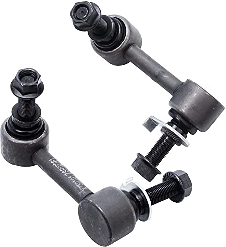 Image of Detroit Axle - RWD 4pc Front End Control Arms Kit for 2007 INFINITI G35 Sedan, 2 Lower Control Arms w /Ball Joints 2 Front Sway Bar Links Replacement