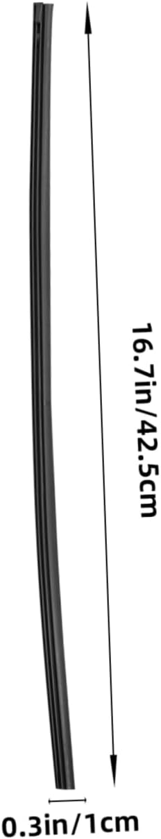Gatuida Windshield Wiper Rubber Replacement Refill Wiper Strip Fit Quiet Operation for Safe Driving