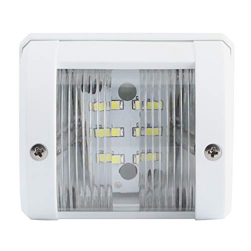 Fanali Luci Di Via Barca Bianca - Indicatore Luminoso Di Navigazione, 12V/24V 135 Gradi Barca 3W Ip66 Led Lampada Per Albero Di Navigazione Abs Per Esterni Per Crociere In Barca Da Pesca