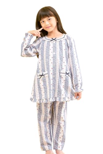 [�P�[�Y�A�C] �p�W���} �L�b�Y ���� ���� �O�J�� �t�H ���ɂ₳������100����┖���j�b�g�n�X�g���C�v�t�����[ 130cm/140cm/150cm/160cm 13539 (130, �l�C�r�[)