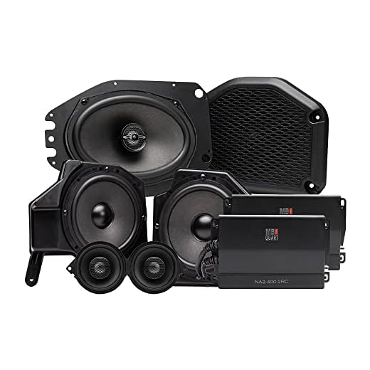 MB Quart MBQJ-STG6AH-1 Speaker System Compatible for Jeep Wrangler (JL) / Gladiator (JT), Tuned Audio Package, Full System Six-Speaker, 800-Watt OEM Upgrade, Black