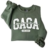 Giantbighands Personalized Gaga Shirt With Kid Names, Custom Shirt Gift for Mother and Grandma