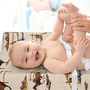 Sweet Jojo Designs Tan Brown Western Cowboy Boy Baby Changing Pad Cover Sheet Infant Newborn Diaper Table Change Mat Cover Wild West Southern Charm Country South Horse Cow Animal Red White and Blue Sweet Jojo Designs Tan Brown Western Cowboy Boy Baby Changing Pad Cover Sheet Infant Newborn Diaper Table Change Mat Cover Wild West Southern Charm Country South Horse Cow Animal Red White and Blue