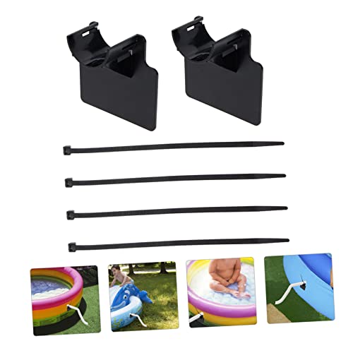 PRETYZOOM 2 Conjuntos De Suporte De Mangueira De Piscina Braçadeiras De Cabo De Piscina Infantil Ace