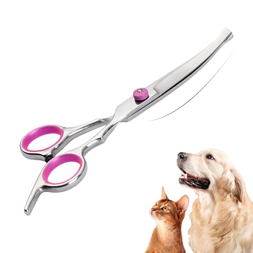 Ciseaux de Toilettage Professionnels pour Chiens et Chats en Acier Inoxydable,...