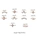 CSIYANJRY99 Cute Rings for Women Teens Gifts Trendy Stuff Stackable Knuckle Rings Set Fashion Things Christmas Gifts Stocking Stuffers Boho Vintage Crystal Aesthetic Jewelry