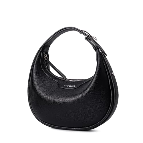 Crescent Bags Clutch Handbag For Women - Half Moon Clutch Purses Shoulder Bags Trendy Crossbody Hobo Purse with Adjustable