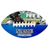 HCLRIU Personalisierte American Football, personalisierte Rugbybälle mit Fotos und Namen – Mini, Kinder, Junior und Standardgrößen – Football Geschenke für Freunde, Football-Fans, Väter, Trainer