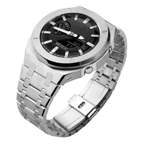 Ga2100 ohP[X Xgbv bYLbg EhO ^x[ 316L X`[ JX^p[c Casioak G-shock Ga-2100/Ga-2110/GAB-2100Ή (Vo[)