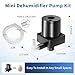Upgraded Smart Automatic Small Water Pump for Dehumidifier, 15FT Drain Lift, Large Volume, Low Noise, Perfect for Basement Use, Compatible with Most Portable Dehumidifiers