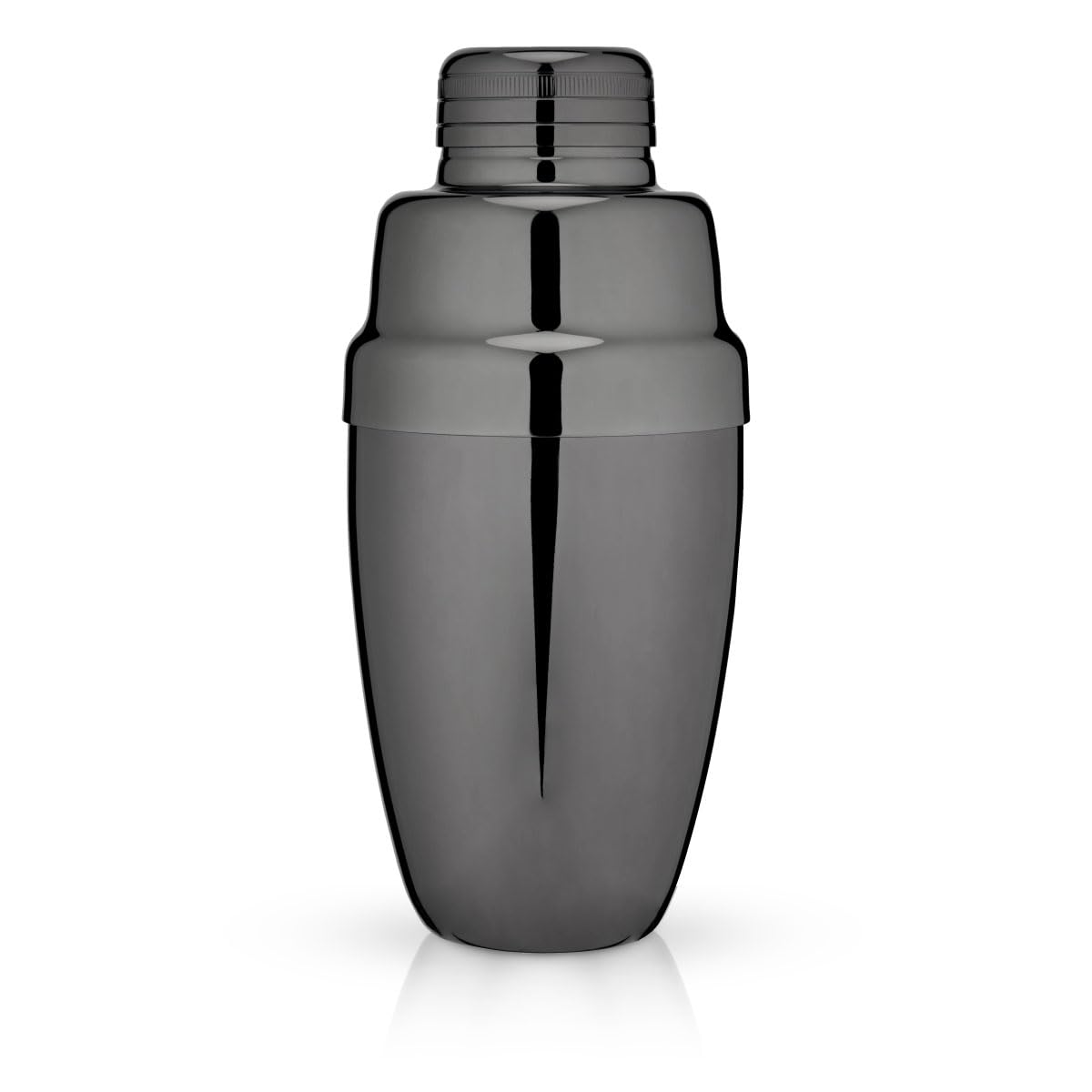 Coctelera negra Viski 5781 de acero inoxidable para sorprender en tus fiestas