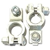 EDS 926-496 & 926-497 Battery Terminal Connectors | Positive & Negative Tin-Plated Copper Alloy Replacement | Direct-Fit for Chrysler/Dodge/Jeep & Similar Models | OEM-Style, Corrosion-Resistant