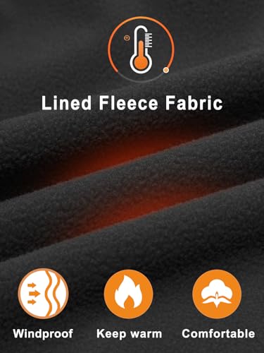 NORTHYARD Men's Fleece Joggers Athletic Warm Sweatpants Workout Gym Running Pants Active Winter Thicken Track with Pockets2