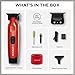 Cocco Hyper Veloce Pro Trimmer, Digital Gap Graphene Blade Edger, High-Torque Brushless BLDC Motor, Cordless, All-Metal Design, Lithium-Ion Battery, Charging Base Included (Red)
