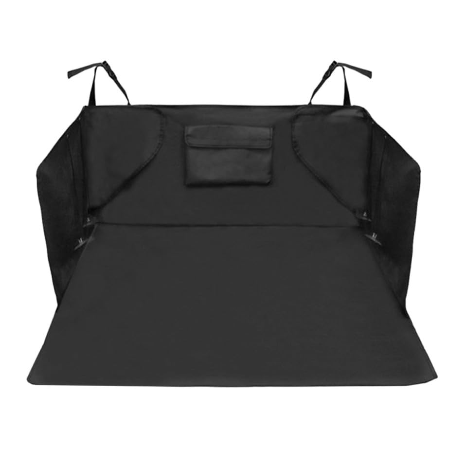 Tapis de coffre pour chien noir protection auto antidérapante