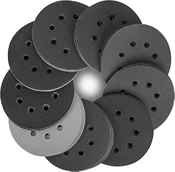 SIOPPKIK Schuurpapier, 80 mm, klittenband, ronde schuurschijven, 1000