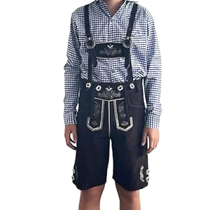 Trachterbahn Jungen Lederhose 110 Braun