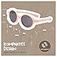Maesy Baby Sonnenbrille für 0-2 Jahre - UV400 Polarisierter Schutz - Flexibler und Biegsamer Rahmen - Verstellbares Gummiband - Sichere und Bequeme Babysonnenbrillen - Rund - Noah