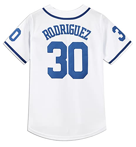 Camiseta de beisebol infantil The Sandlot Benny The Jet Rodriguez com costura para crianças PP-GG, #