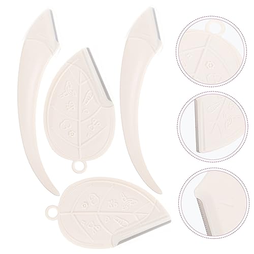 HONMEET 4 Pçs Barbeador Ferramentas De Beleza Lâmina Facial Para Mulheres Lâminas Faciais Para Mulhe