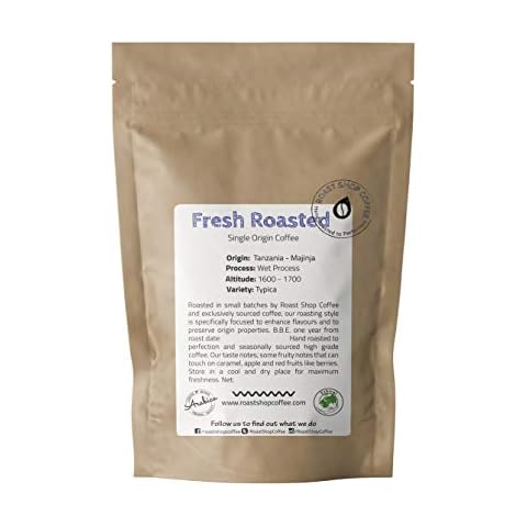 Fresh Roasted Single Origin Coffee Beans 250g Arabica, Personalised, Small Batch Speciality, Strictly High Grown Natural Coffee Cover