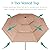 Best Choice Products 10ft 3-Tier Solar Patio Umbrella, Outdoor Market Sun Shade for Backyard, Deck, Poolside w/ 24 LED Lights, Tilt Adjustment, Easy Crank, 8 Ribs - Tan