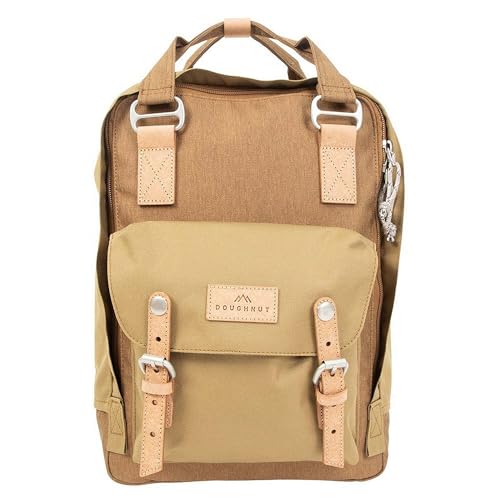 Sac à dos kaki x camel Doughnut Macaroon Euro 16 cm38 grand compartiment mixte
